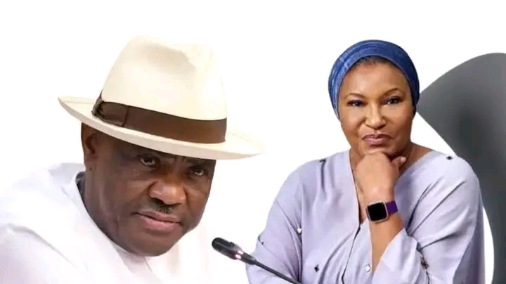FCT Minister Nyesom Wike and Senator Ireti Kingibe