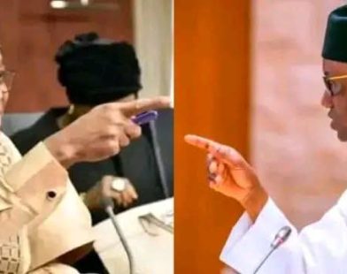 Mallam Nasir El-Rufai, Former Governor of Kaduna State and Mallam Nuhu Ribadu, National Security Adviser