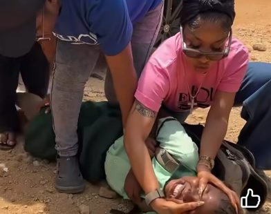 Renowned Evangelist Tonto Dikeh unleashed a blistering deliverance session on a tormented student