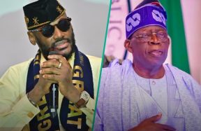 Nigerian music legend Innocent Idibia, popularly known as 2Baba and President Bola Ahmed Tinubu