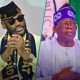 Nigerian music legend Innocent Idibia, popularly known as 2Baba and President Bola Ahmed Tinubu