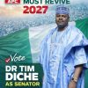 Dr. Chief Tim Nda Diche, a former Kogi State gubernatorial aspirant and Commissioner for Agriculture.