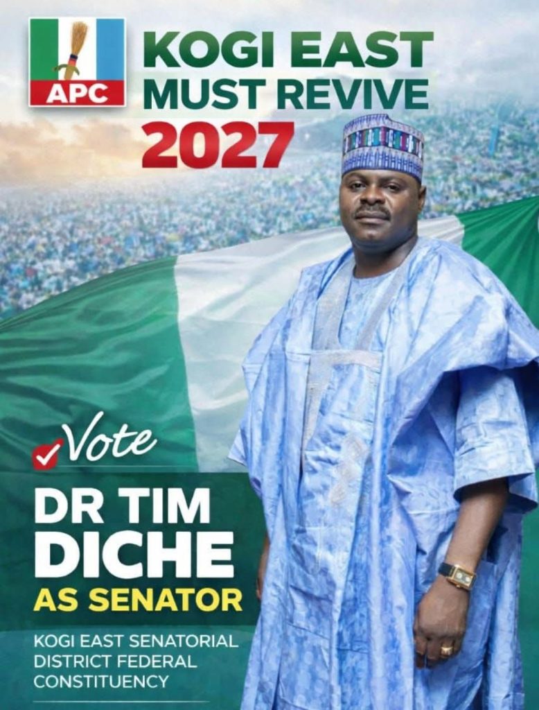 Dr. Chief Tim Nda Diche, a former Kogi State gubernatorial aspirant and Commissioner for Agriculture.
