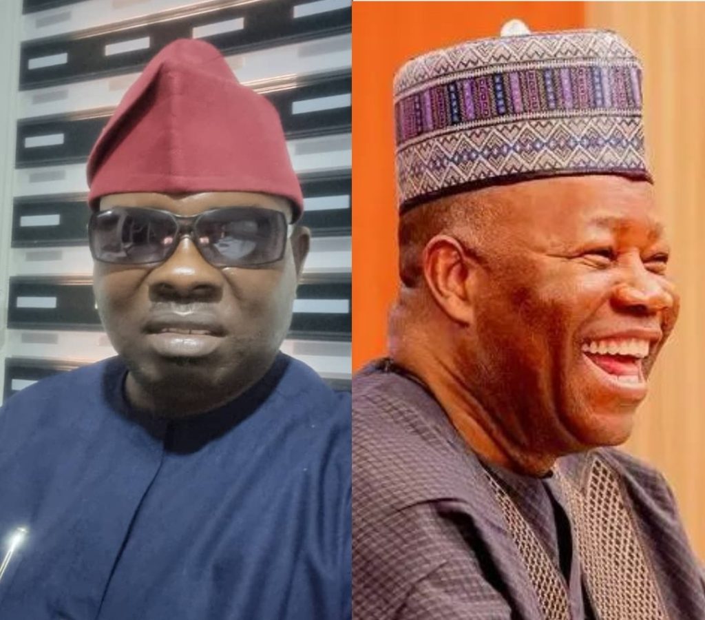 Chief Mathias Efe Olowu is National Chairman of Odavwe R’Urhobob and Godswill Akpabio, President of the Senate