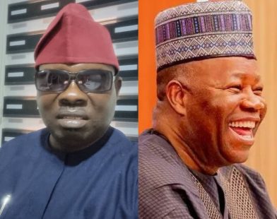 Chief Mathias Efe Olowu is National Chairman of Odavwe R’Urhobob and Godswill Akpabio, President of the Senate