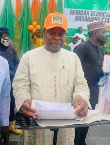 Former Nasarawa State Deputy Governor. Chief John Michael Abdul