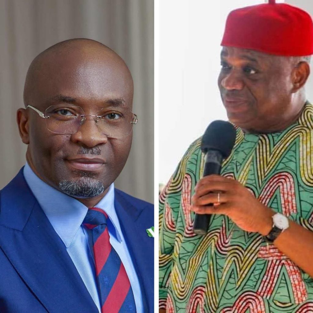 Deputy Speaker of the House of Representatives, Benjamin Kalu and Former Abia State governor, Orji Uzor Kalu