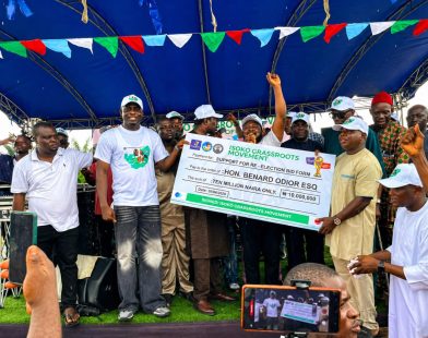 IGM Donates N10m to Odior, Endorses Tinubu, Oborevwori, Ukodhiko for Second Term