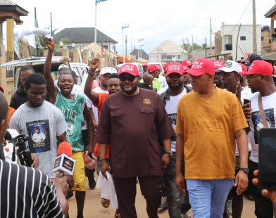 Dr. Donald Onyibe Peterson Attends the People's Voice Prayer Rally