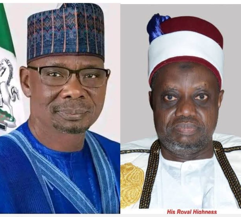 Executive Governor of Nasarawa State, Engr. Abdullahi Alhaji Sule and Emir of Lafia, Retired Justice Sidi Bage