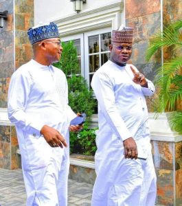 Governor Ahmed Usman Ododo and Former Governor of Kogi State, Yahaya Adoza Bello