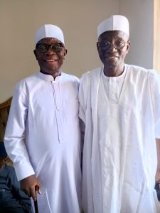 Former Speaker of the Nasarawa State House of Assembly and Chairman of the Governing Council of Federal Polytechnic Damaturu, Yobe State, Rt. Hon. Ibrahim Balarabe Abdullahi and Senator Ahmed Aliyu Wadada