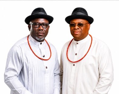 Delta State Governor Rt Hon Sheriff Oborevwori (Left) and High Chief Matt Offeh (Right)