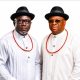 Delta State Governor Rt Hon Sheriff Oborevwori (Left) and High Chief Matt Offeh (Right)