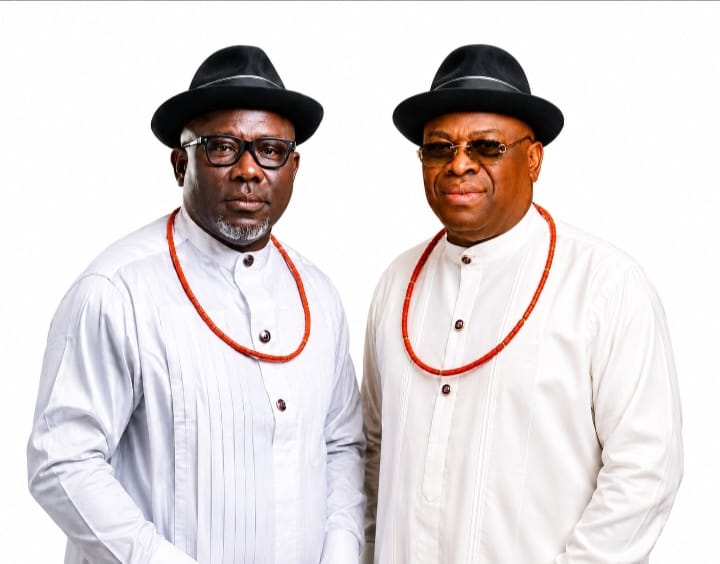 Delta State Governor Rt Hon Sheriff Oborevwori (Left) and High Chief Matt Offeh (Right)