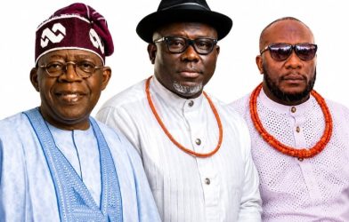 President Bola Tinubu, Delta State Governor, Rt. Hon. Francis Oborevwori and Chief Michael Johnny