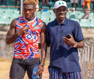 Read more about the article COMMONWEALTH GAMES: Oborevwori Congratulates Team Delta as Favour Ashe Emerges Nigeria’s Fastest Man