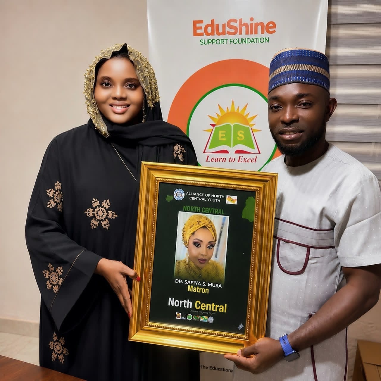 Dr. Safiya S. Musa, National Deputy Director (North) of the APC Professional Women Council and National Coordinator of ANCY, Comrade Gabriel Joshua Ojochegbe
