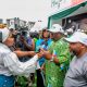 Renewed Hope Ambassadors officials during the commissioning of the Lagos State Secretariat and swearing-in ceremony