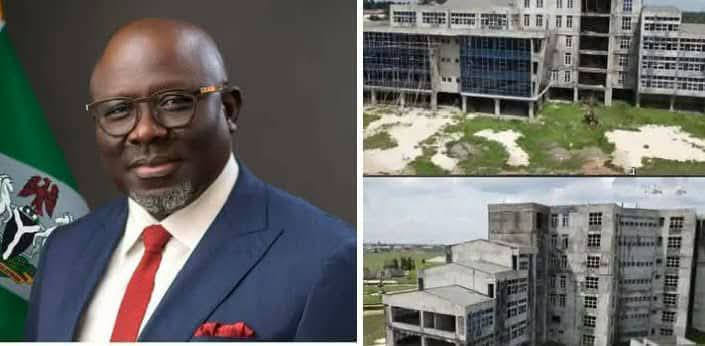 After 23 Years, Oborevwori Moves to Complete Abandoned DELSU Senate Building