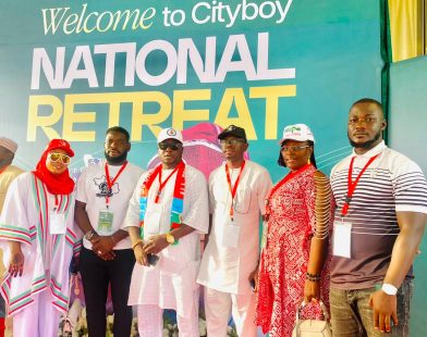 Hon. Ogah Mark Okpanachi and other City Boy Movement officials