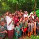 Photo of Oyo school children after regaining their freedom from bandits and kidnappers
