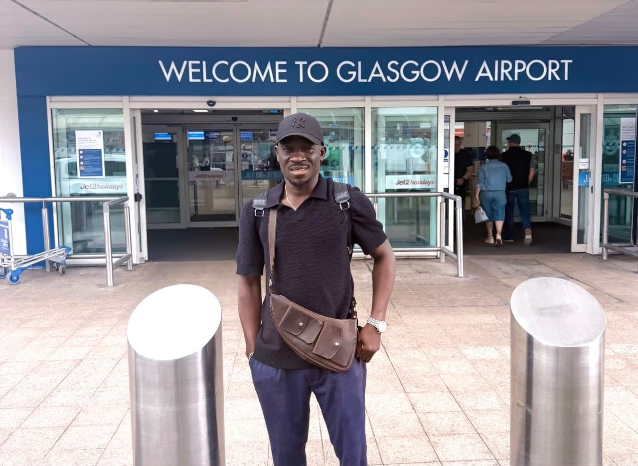 Onoriode Oborevwori meets Delta-born Team Nigeria athletes during the Commonwealth Games in Scotland.
