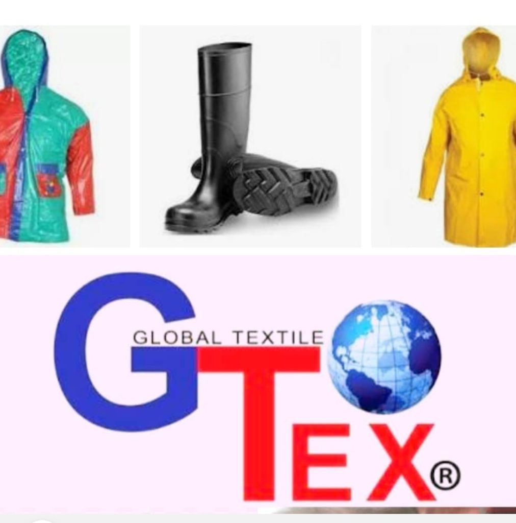 GI TEX workers calling for raincoats and rain boots during Sierra Leone's rainy season.