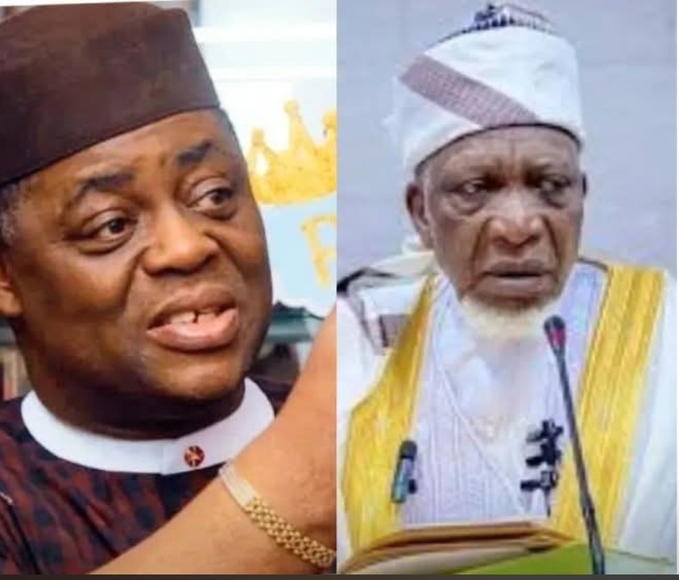 Former Minister of Aviation, Chief Femi Fani-Kayode and Islamic cleric Sheikh Yahaya Jingir
