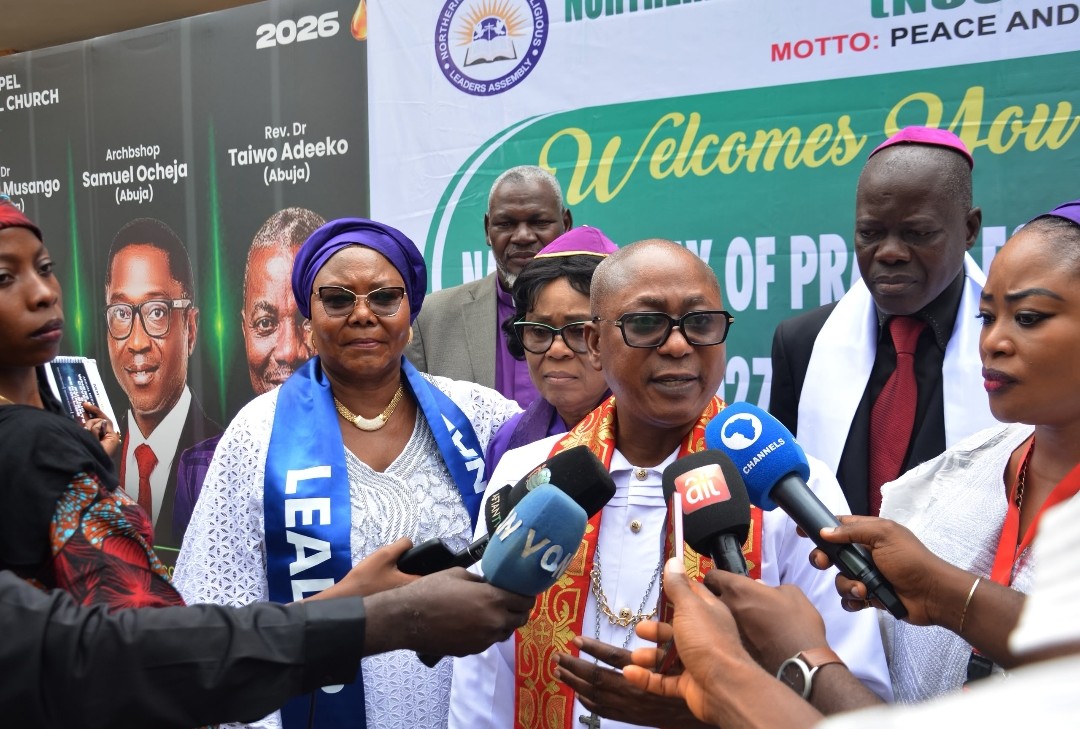 Christian leaders during NOCRELA National Day of Prayer at the National Christian Centre Abuja