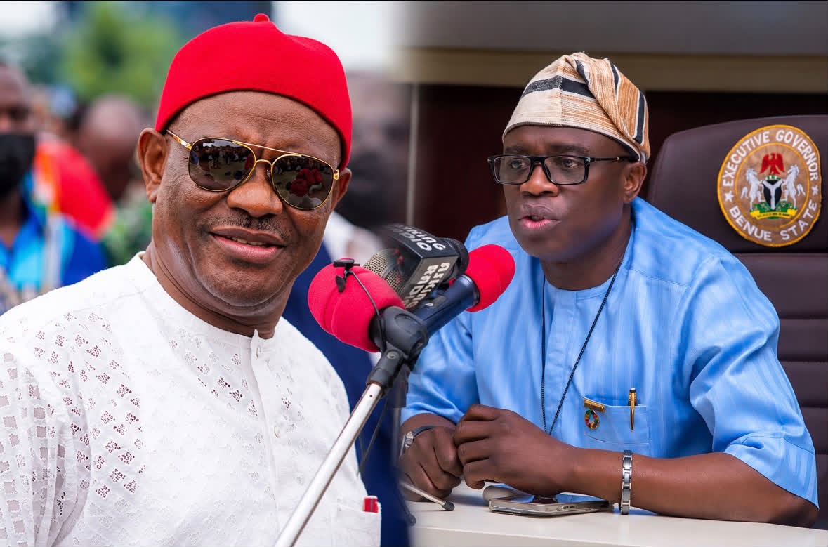 Minister of the Federal Capital Territory, Nyesom Wike and Benue State Governor Hyacinth Alia