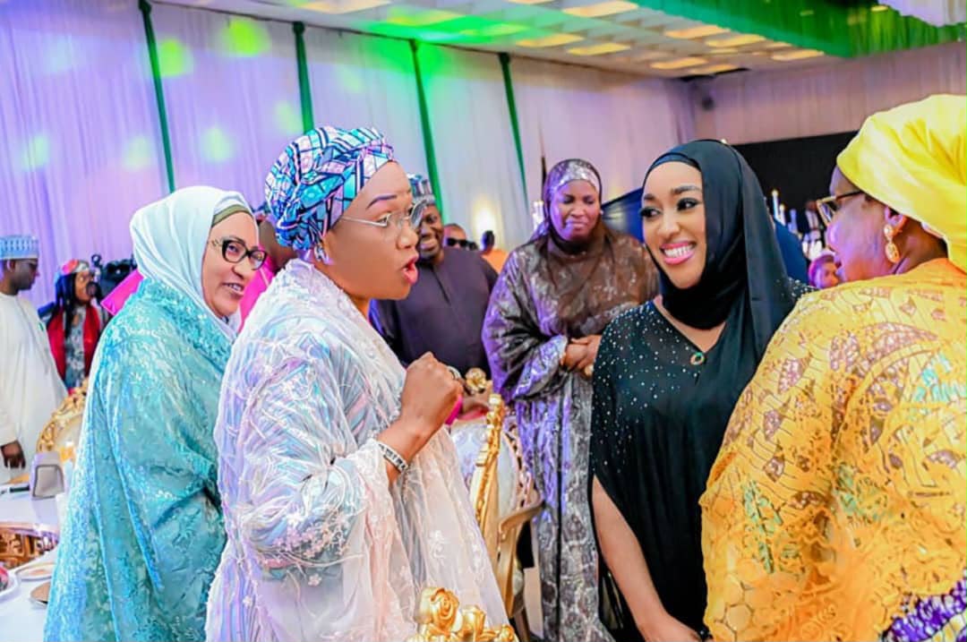 Nigerian First Lady, Senator Oluremi Tinubu and Director of the Women Mobilisation Directorate, Dr Betta Edu