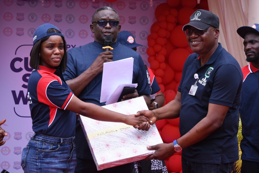 Federal Housing Authority management honouring 35 staff members during the 2026 Customer Service Week award ceremony.