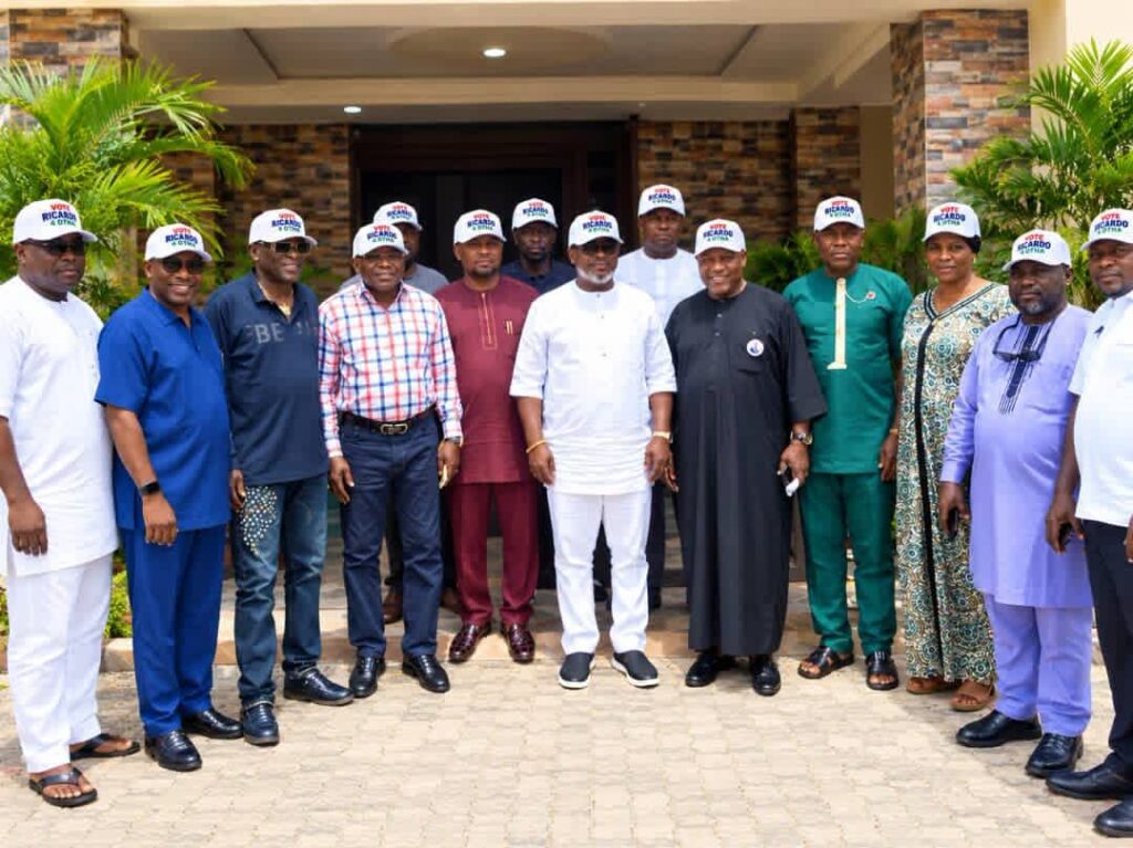 Dr Edewor Omonemu receives APC candidate Ricardo Oghenero Oguma and pledges support ahead of the 2027 general elections. Editorial note: The report pre