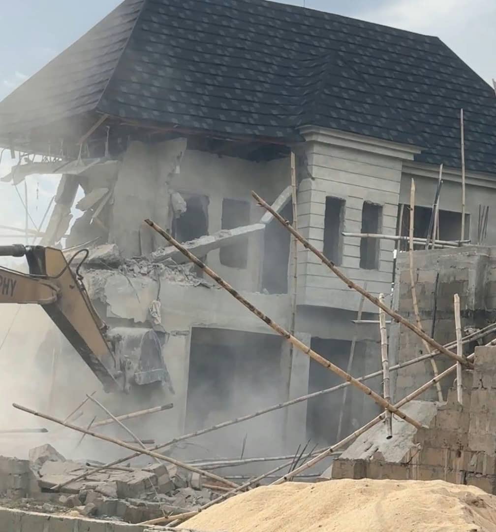 Asaba Land Dispute and Demolished Buildings